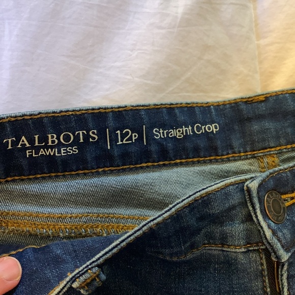 Talbots Flawless Straight Crop Jeans - Picture 4 of 8